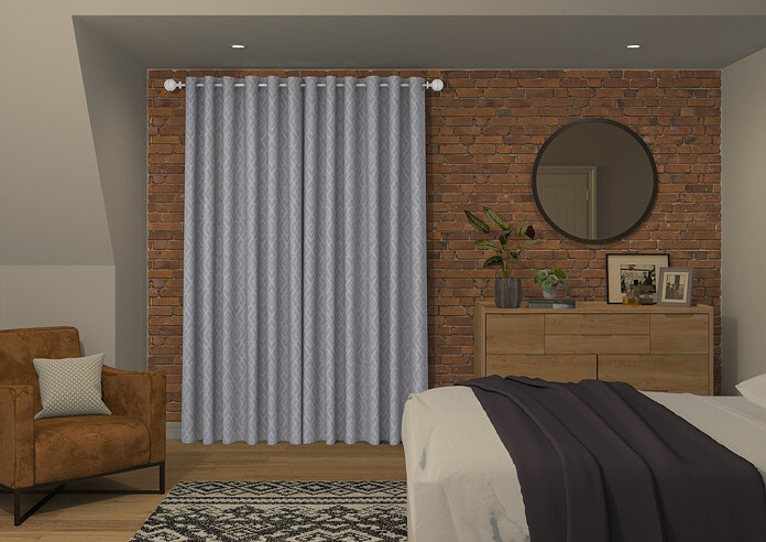 Parapet, Chrome - Made to Measure Curtains - Image 7